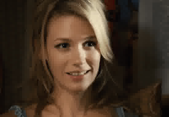 January Jones gifs (2009) the boat that rocked negligee 08