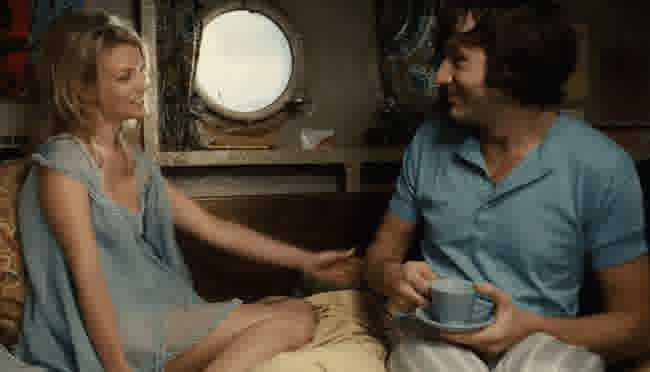 January Jones gifs (2009) the boat that rocked negligee 14